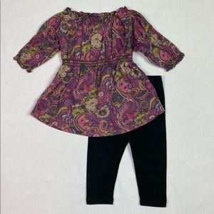 Girls Bundle: Peek Smock Top & BabyGap Leggings